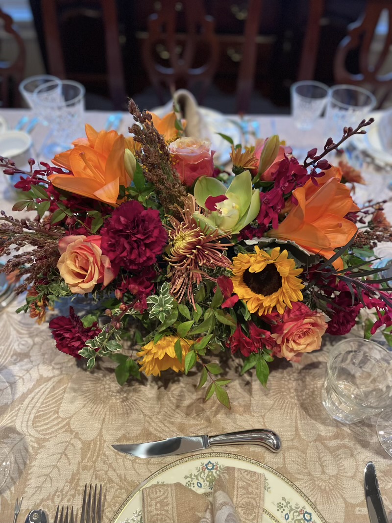 From Past Presidents Dinner - The Centerpiece