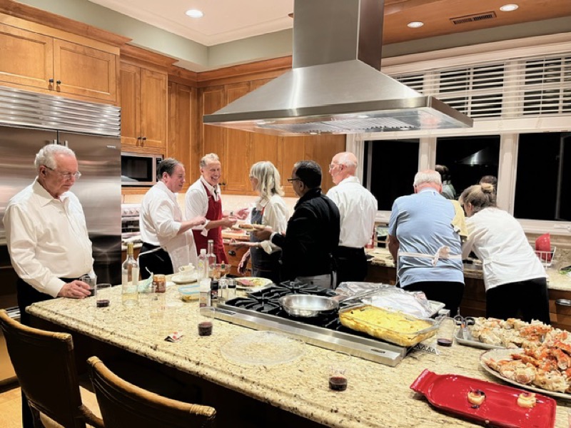 From Past Presidents Dinner - Kitchen Crowd