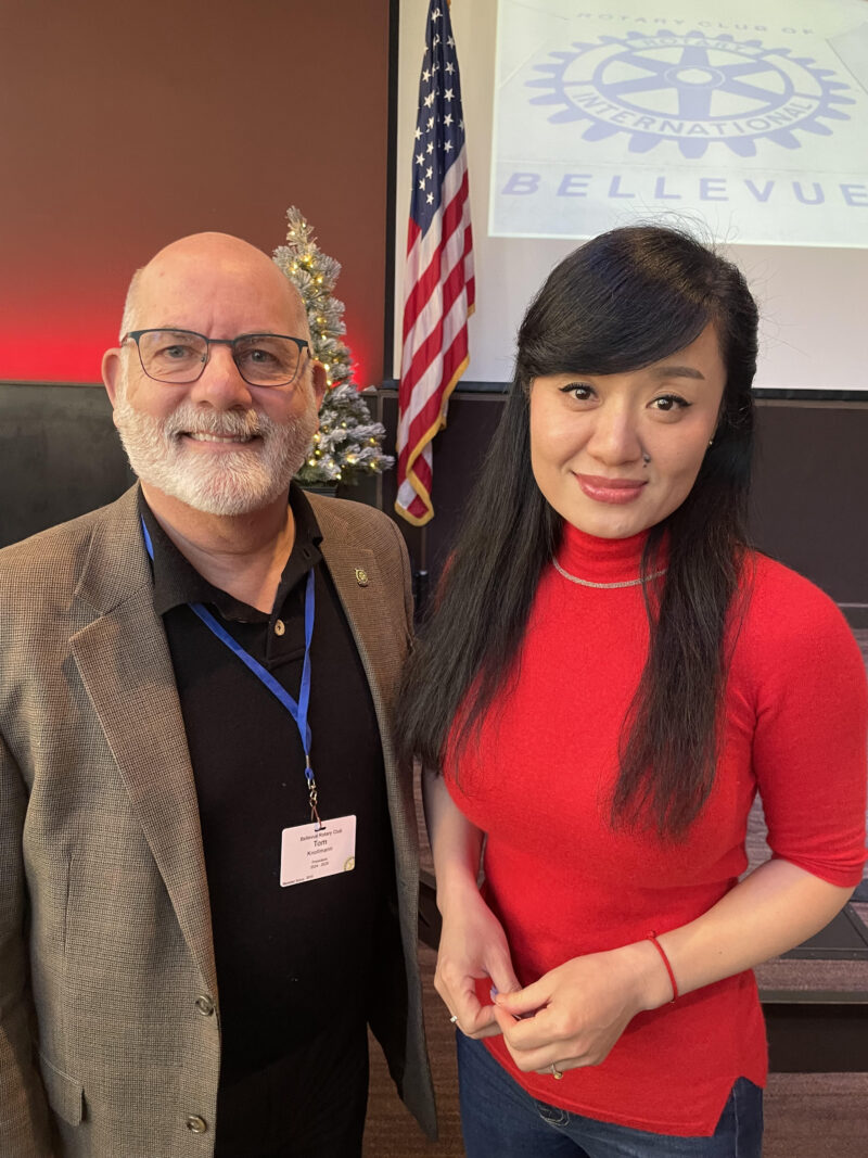 President Tom and Board member Chen Yi 