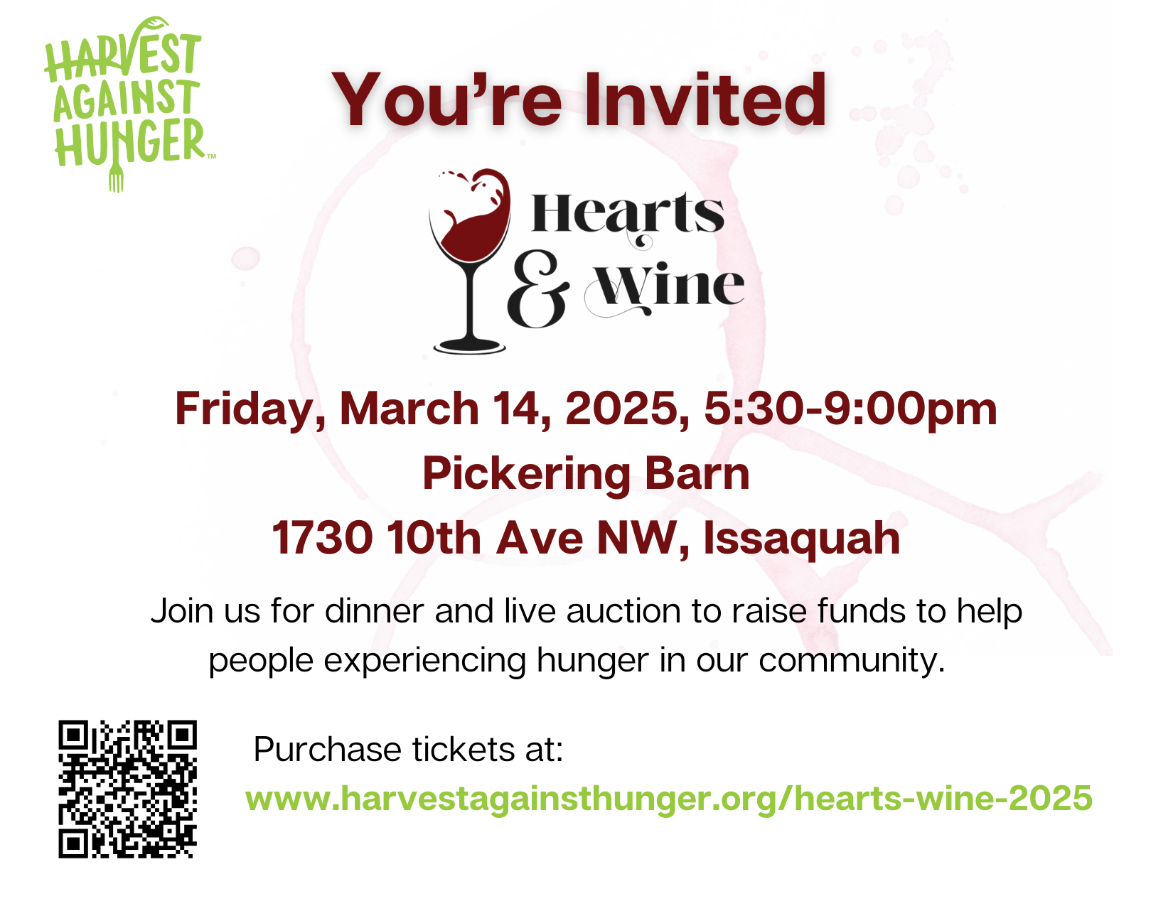 Hearts & Wine Invitation