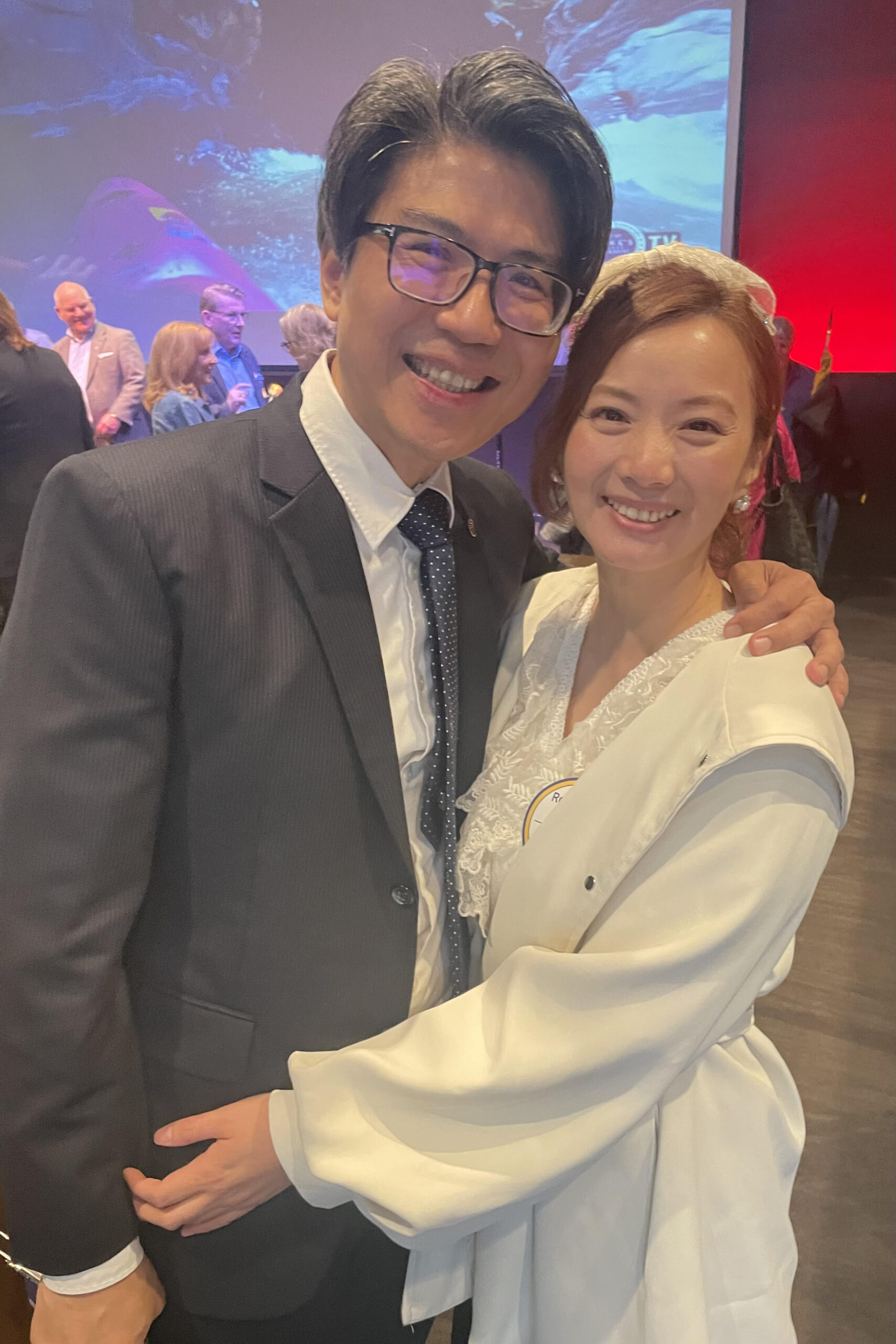 New member David Lin and spouse, Pauline!