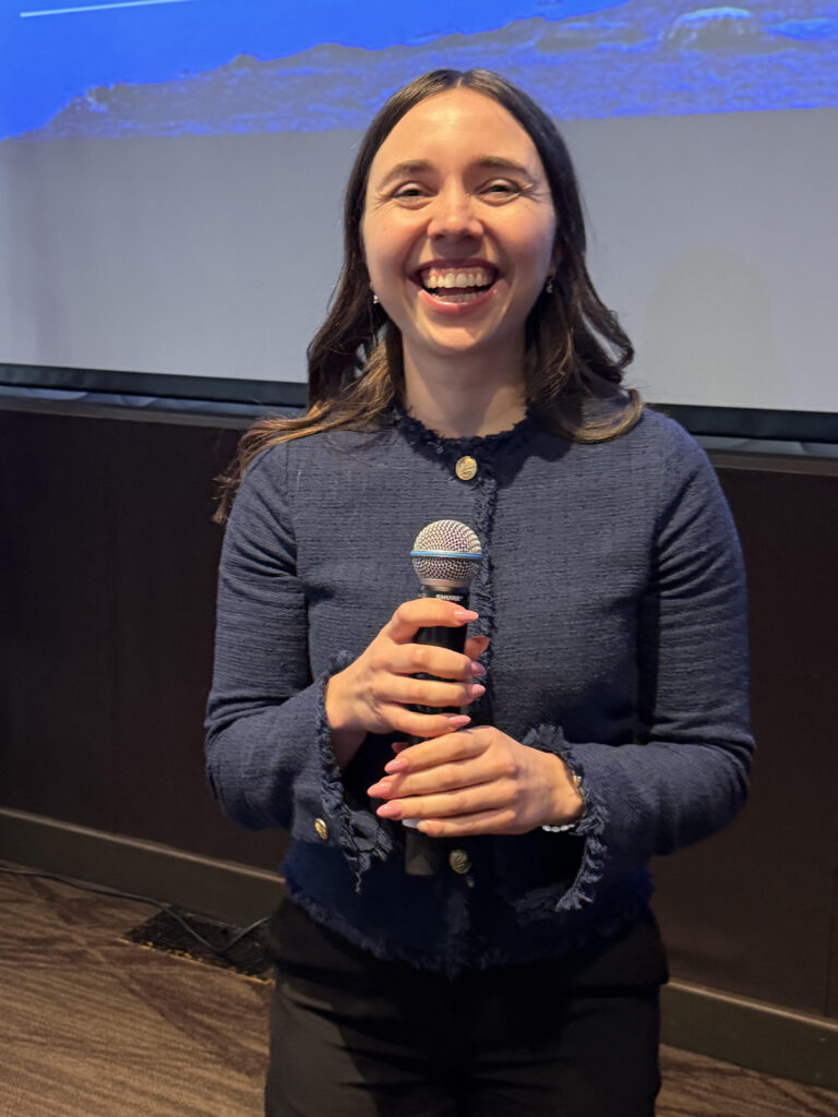 Gabrielle Sines gives her classification talk